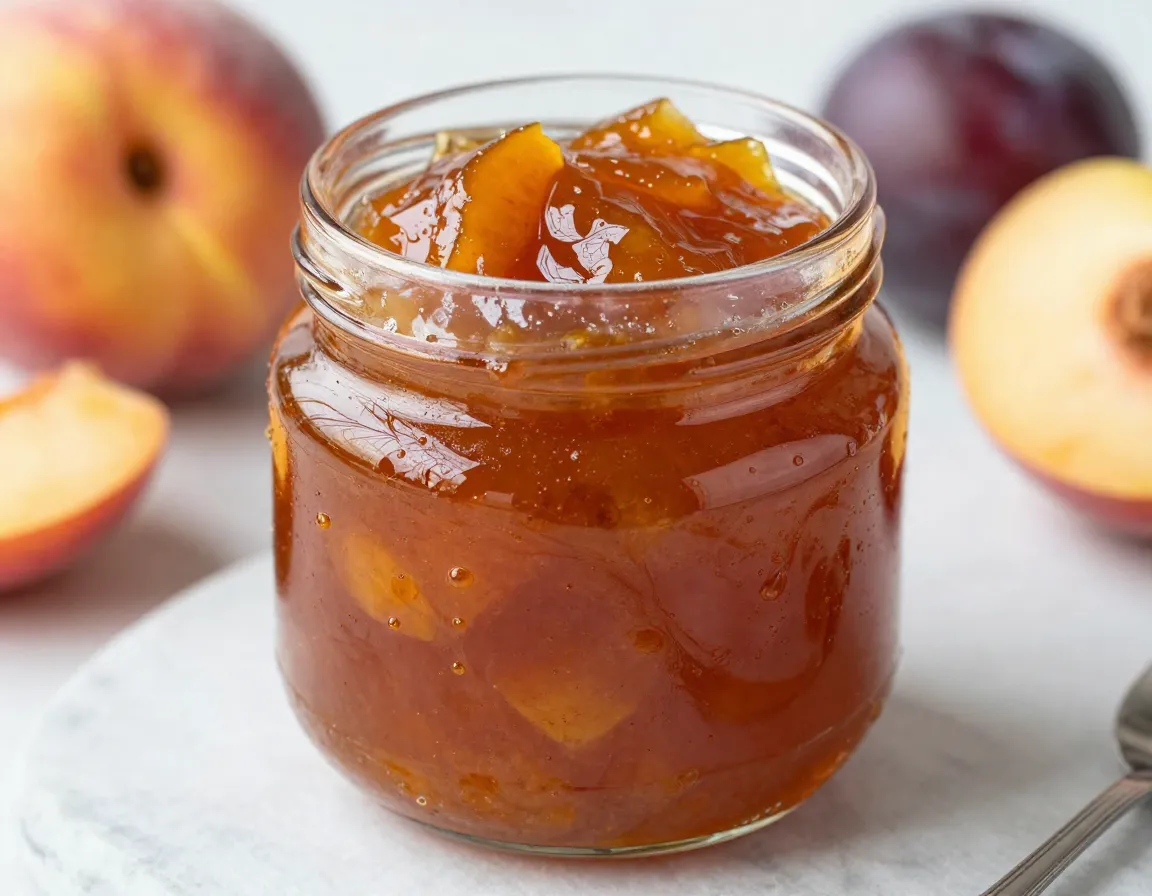 Stone fruit fusion jam